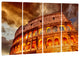 "Colosseum in Rome" Landscape Monumental Canvas Print, 4 Panels, 48"x28"