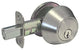 Oval Door Knob, Satin Nickel, Deadbolt