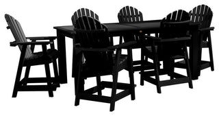 Hamilton 7-Piece Rectangle Counter-Height Dining Set, Black