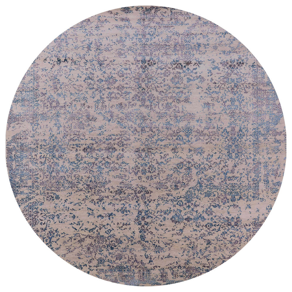 Ahgly Company Indoor Round Mid-Century Modern Area Rugs, 3' Round
