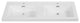 48" Solid Surface Resin Streamline K-0886-48 Vanity Top