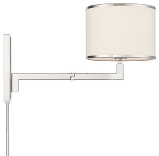 Madison One Light Wall Mount in Polished Nickel