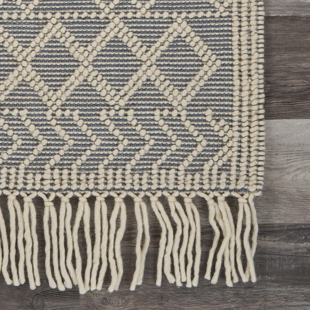 7" x 9" Gray Modern Bohemian Area Rug