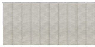 Eliana 10-Panel Track Extendable Vertical Blinds 120-218"W