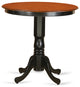 Counter Height Table, Black And Cherry