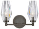 Hinkley Ana 2-Light Bath Vanity Light 52482BX, Black Oxide