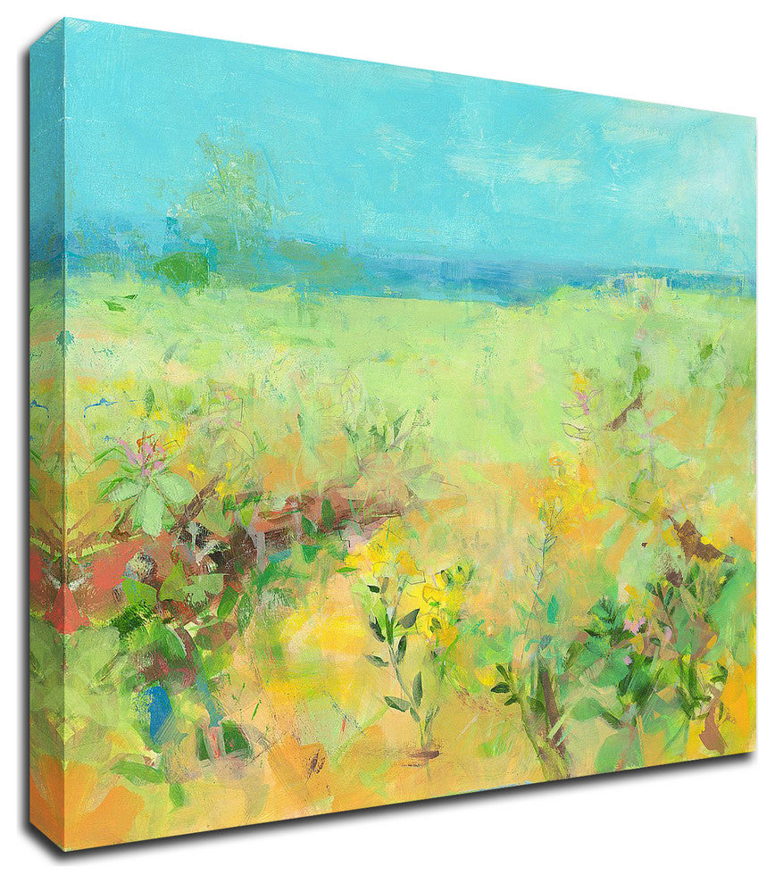 Beach Tapestry No. 2 by Angela Saxon, Print on Canvas, 16"x16"