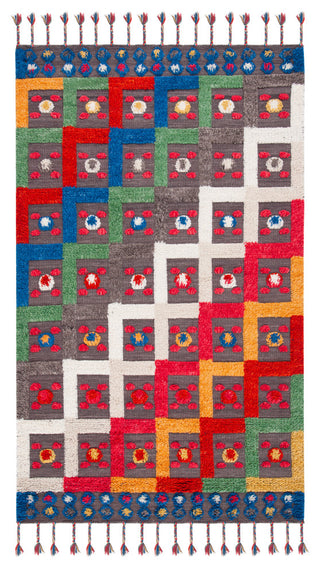 Safavieh Casablanca Collection CSB576N Rug, Blue/Green, 6' X 9'