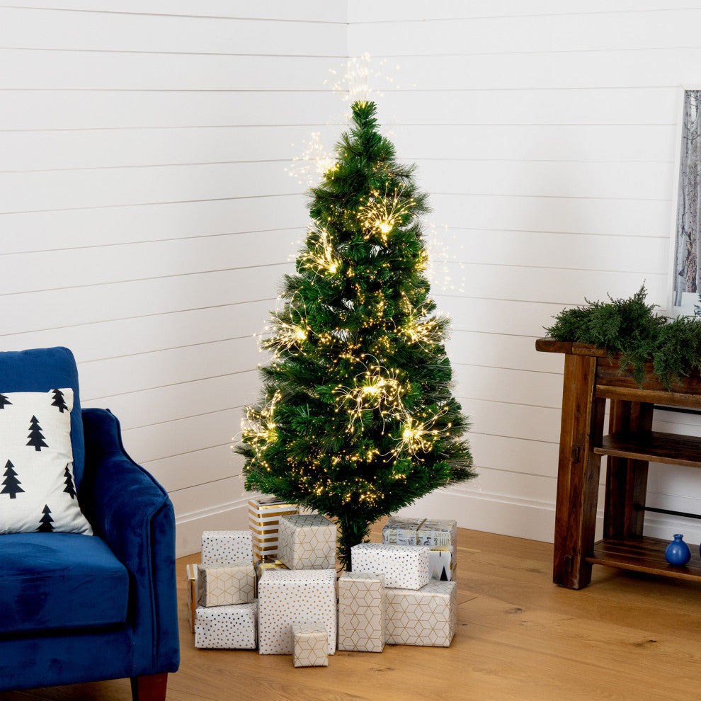 5ft. Pre-Lit Fiber Optic Artificial Christmas Tree