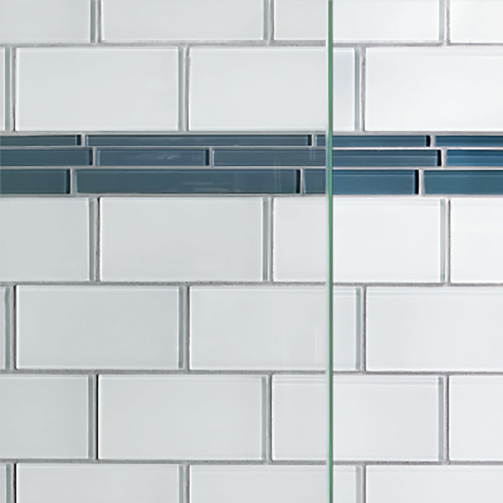 Basco CELA-935-46-72CL Celesta 72"H x 46"W Pivot Frameless Shower - Chrome