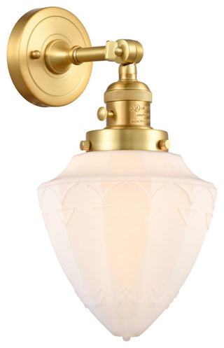 INNOVATIONS 203SW-SG-G661-7 1-Light Sconce Satin Gold