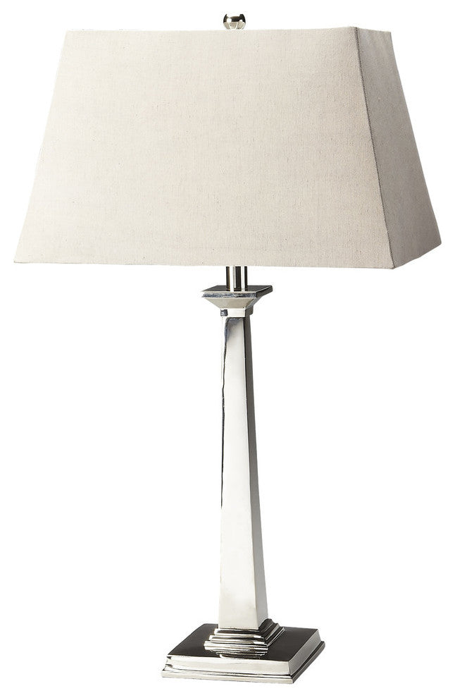 Butler  Nickel Finish Table Lamp