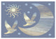 "Moon and Stars" Digital Paper Print by Diane Romanello, 26"x18"