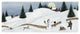 "Christmas Valley Snowman Crop" Print by David Carter Brown, 62"x26"