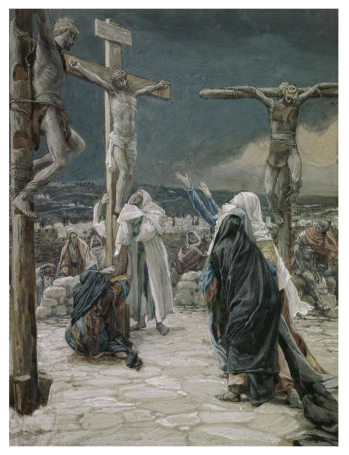 "Death of Jesus" Digital Paper Print by James Tissot, 14"x18"