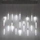 Modern Forms Magic LED 23-Light Linear Chandelier in Polished Nickel