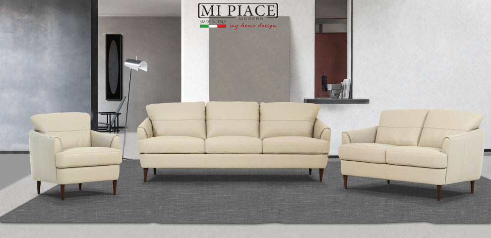 ACME Helena Loveseat, Pearl Gray Leather