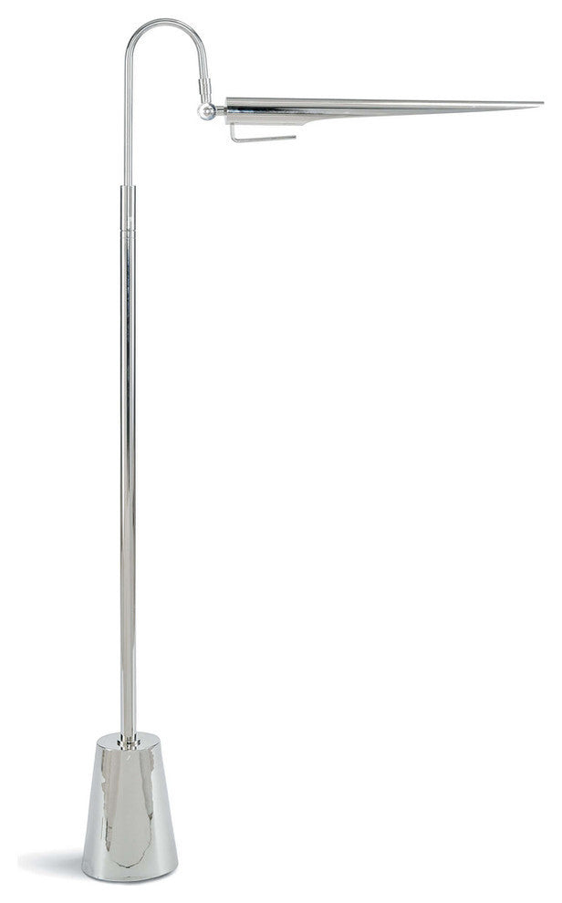 Raven Floor Lamp (Polished Nickel)