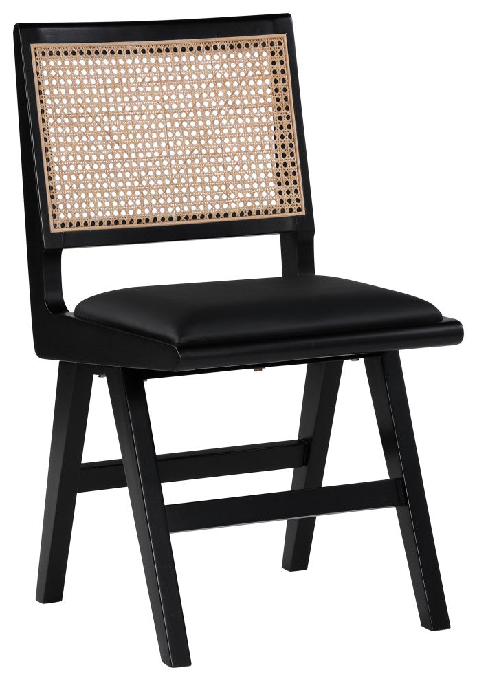 Abby Chair, Black, Black Finish, Side Chair