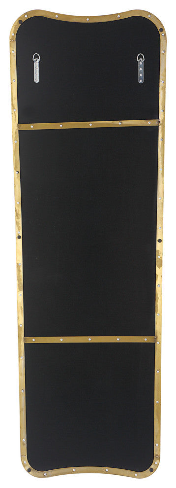 Uttermost Belvoir Large Antique Brass Mirror