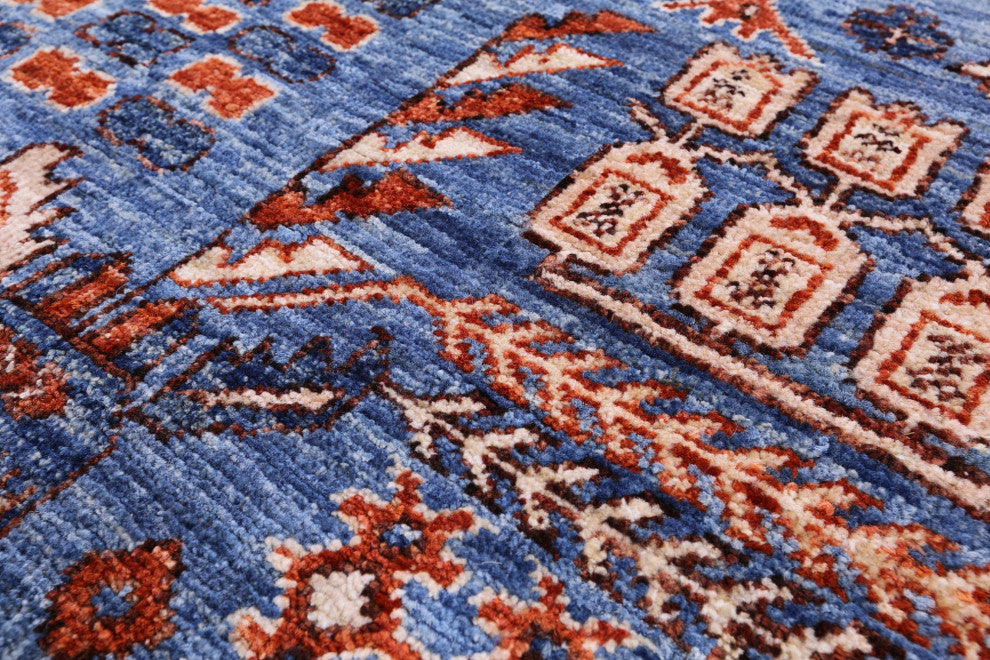 Runner Persian Fine Serapi Hand Knotted Rug 2' 8" X 12' 3" - Q12897