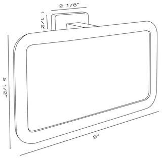 Chicago Series Polished Nickel Bathroom Towel Ring