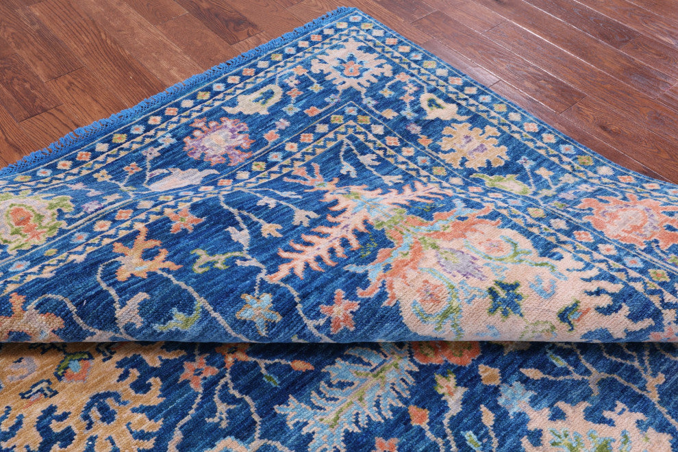 Handmade Turkish Oushak Wool Rug 8' 1" X 10' 0" - Q15660