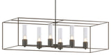 Portico Pendant, Natural Iron, Bronze Accent