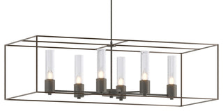 Portico Pendant, Natural Iron, Bronze Accent