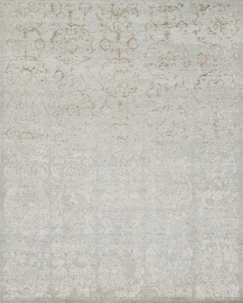 Gray Pewter Hand-knotted Cyrus Area Rug by Loloi, 2'0"x3'0"