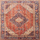Ahgly Company Indoor Square Traditional Area Rugs, 3' Square