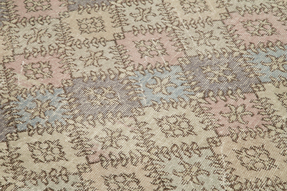 Rug N Carpet - Handmade Oriental 4' 11'' x 9' 3'' Unique Area Rug