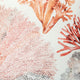 Tiger Beach Pink Coral Throw Pillow 21x21, with Polyfill Insert