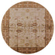 Ahgly Company Indoor Round Mid-Century Modern Area Rugs, 5' Round