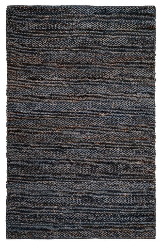 Safavieh Natural Fiber Nf212G Striped Rug, Grey, 2'3"x6'0" Runner