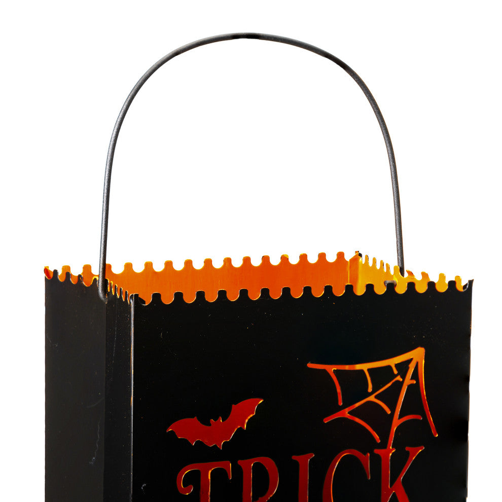 Halloween Metal Trick or Treat Bucket, Set of 2