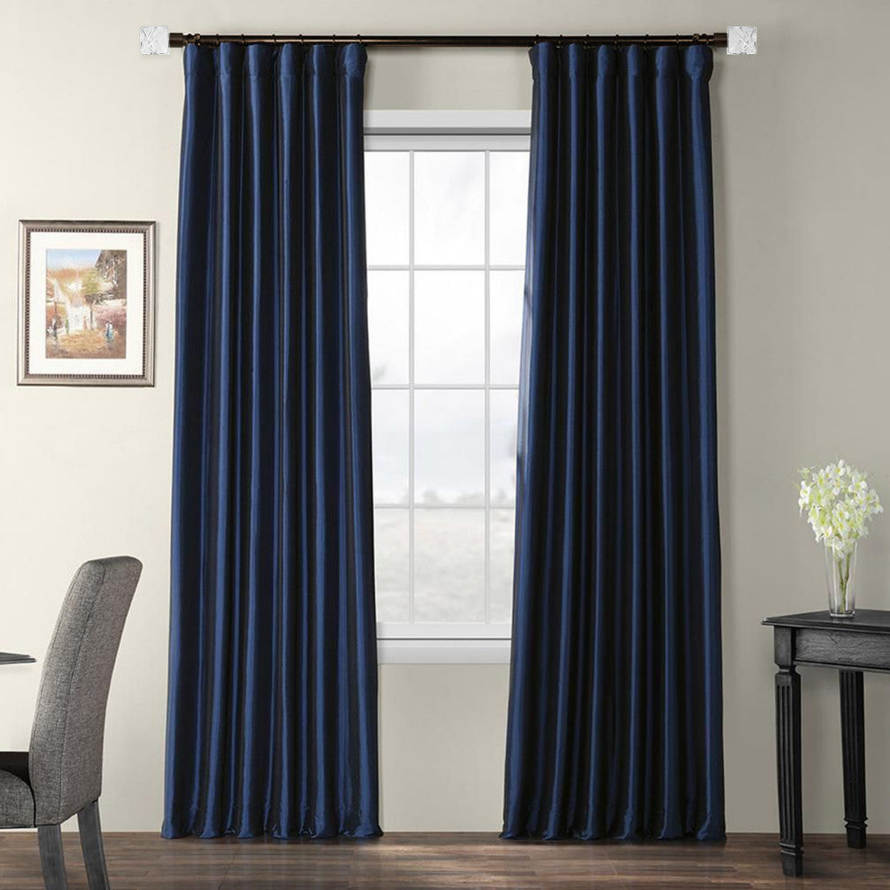 1" Diameter Cut Ice Single Drapery Curtain Rod, Bronze, 48"-84"