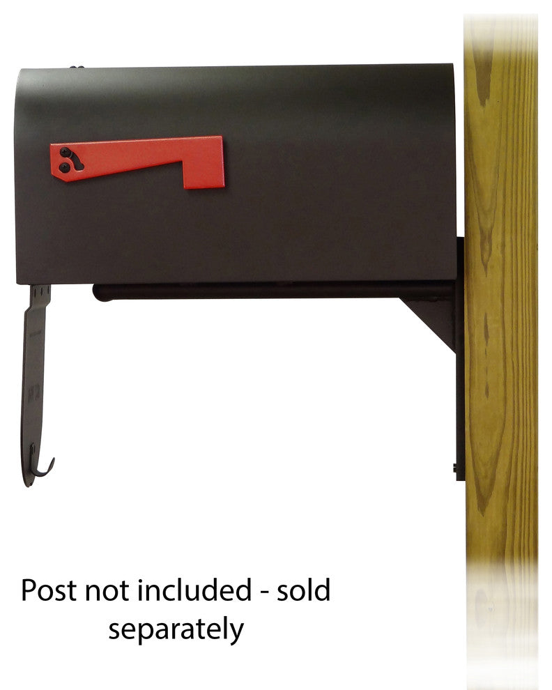 Titan Steel Curbside Mailbox With Ashley Front Single Mailbox Mounting Bracket