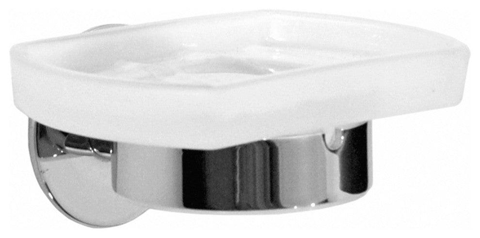 Time Holder With Soap Dish Polished Chrome