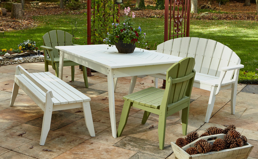 Plaza 3-Seat Bench No Back, B.T. Aqua Wash