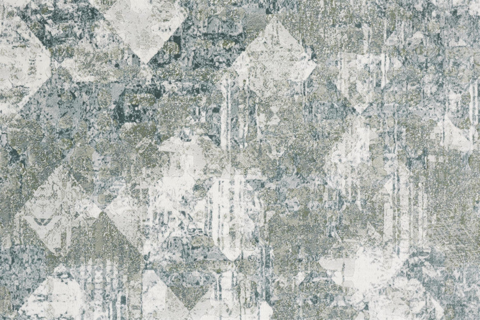 Weave & Wander Halton Green/Multi 5'3"x7'6" Power Loomed Area Rug