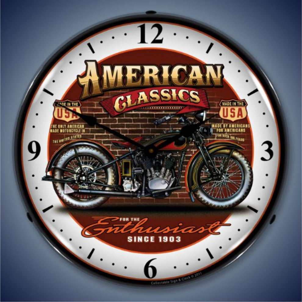 SM1103302 American Classic Bike Clock