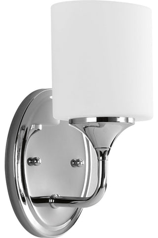 Progress Lighting 1 100W Medium Bath Bracket, Polished Chrome