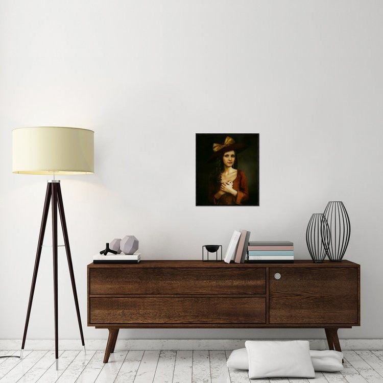 "Untitled" Framed Canvas Giclee by Svetlana Melik-Nubarova, 20x23"