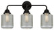 288-3W-BK-G262 Stanton 3 Light 24" Bath Vanity Light, Matte Black