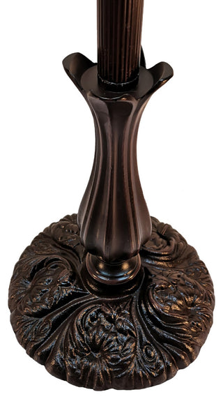 Tiffany Style Oldish Reading Floor Lamp, 62" Tall