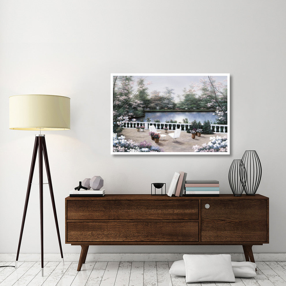 "Terrace View" Digital Paper Print by Diane Romanello, 50"x34"