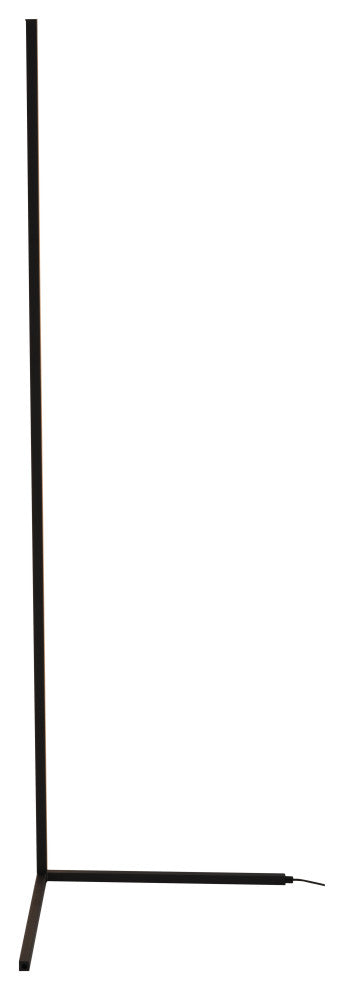 Bethel International OC54F57B 1-Light LED Floor Lamp, Matte Black