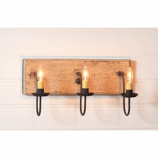 3 Arm Vanity Light, Hartford Buttermilk