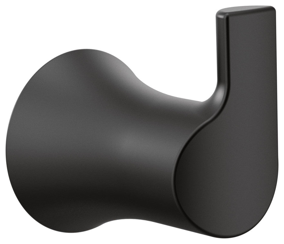 Moen Doux Single Robe Hook Matte Black, YB0203BL